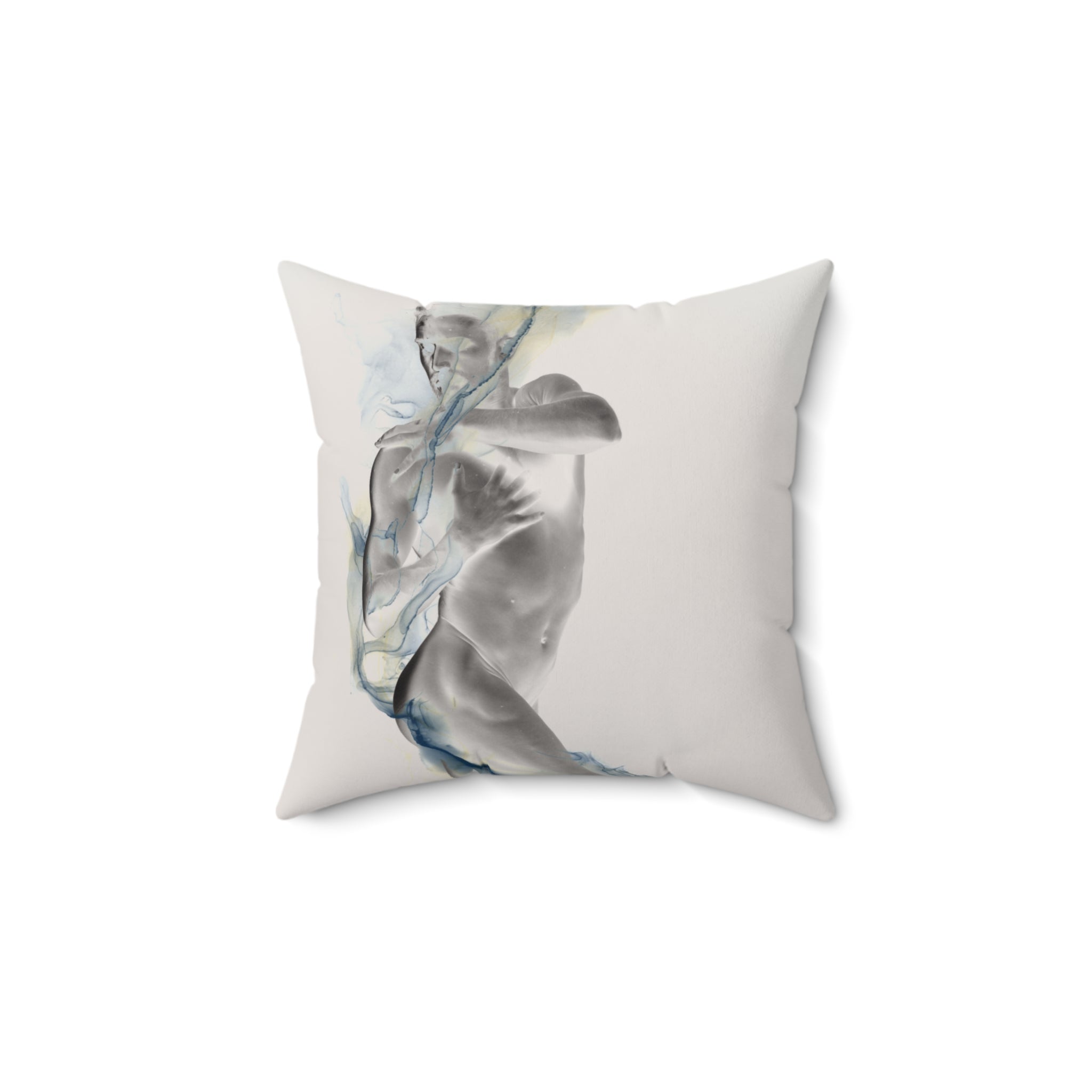 Smoke, Then Rise - Faux Suede Throw Pillow