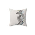 Smoke, Then Rise - Faux Suede Throw Pillow