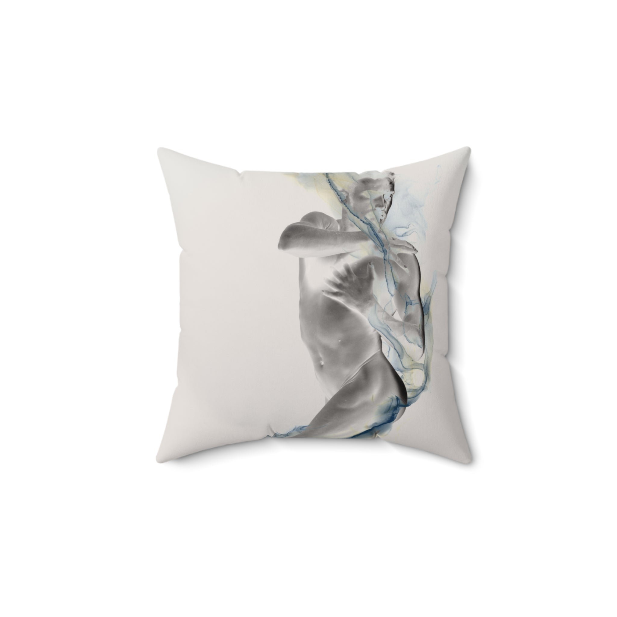 Smoke, Then Rise - Faux Suede Throw Pillow