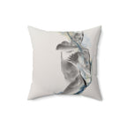 Smoke, Then Rise - Faux Suede Throw Pillow
