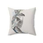 Smoke, Then Rise - Faux Suede Throw Pillow