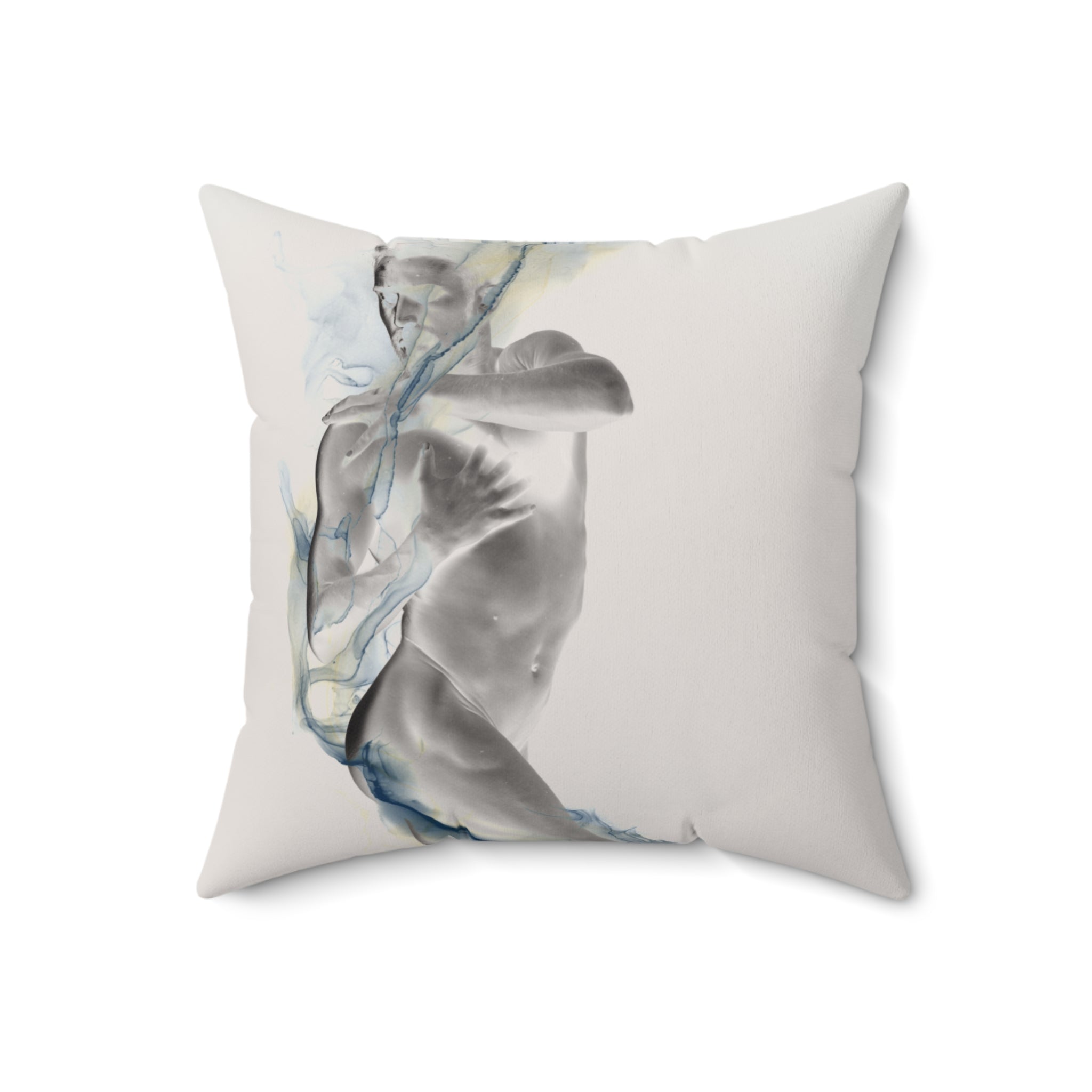 Smoke, Then Rise - Faux Suede Throw Pillow