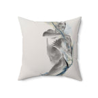 Smoke, Then Rise - Faux Suede Throw Pillow