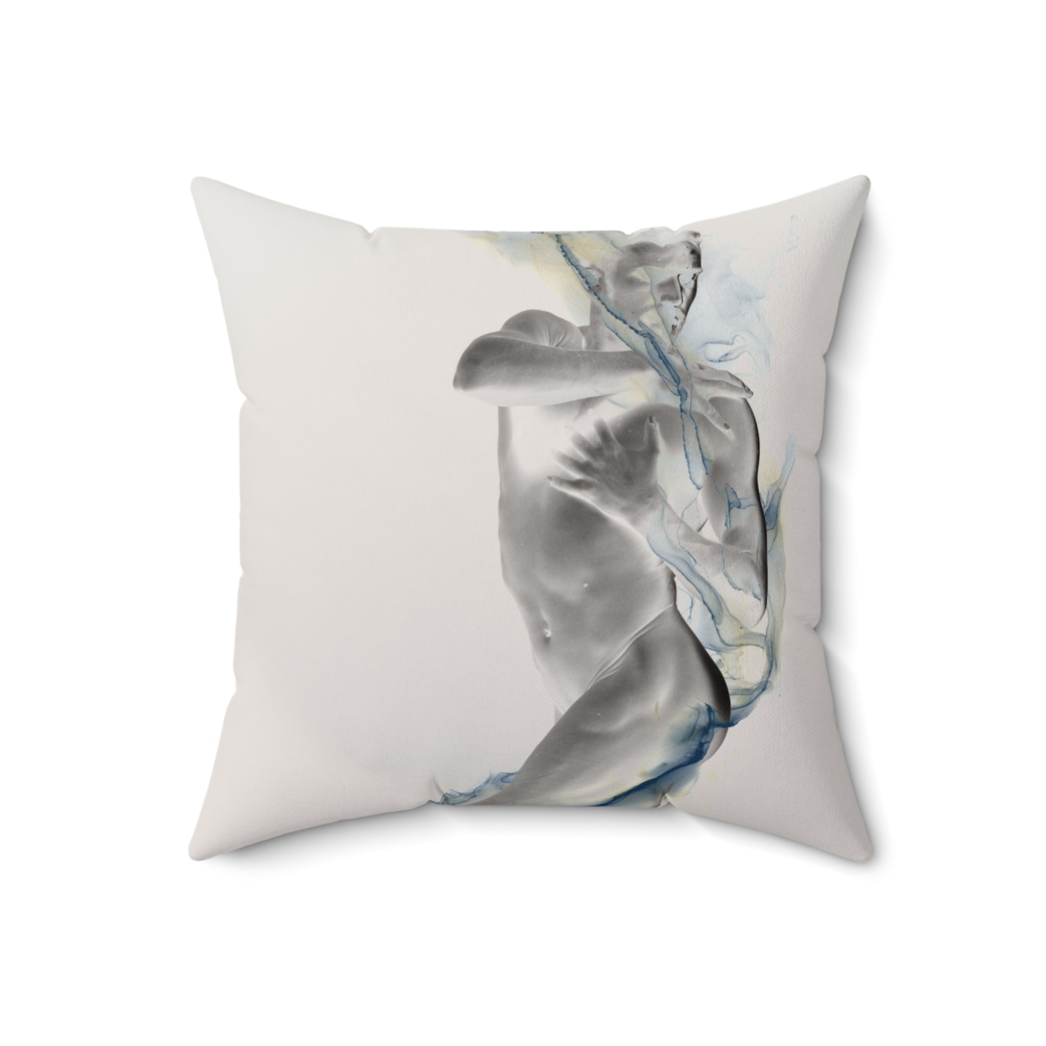 Smoke, Then Rise - Faux Suede Throw Pillow