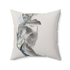 Smoke, Then Rise - Faux Suede Throw Pillow