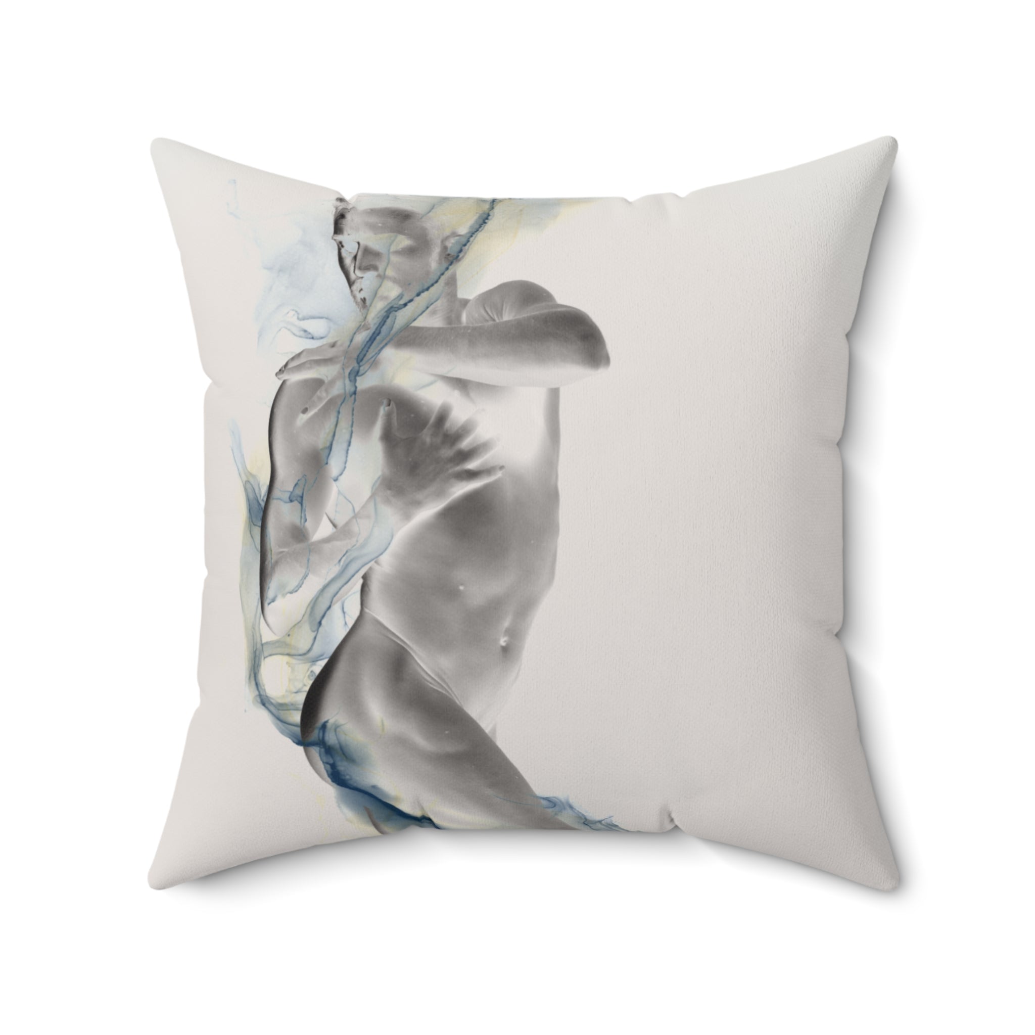Smoke, Then Rise - Faux Suede Throw Pillow