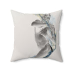 Smoke, Then Rise - Faux Suede Throw Pillow