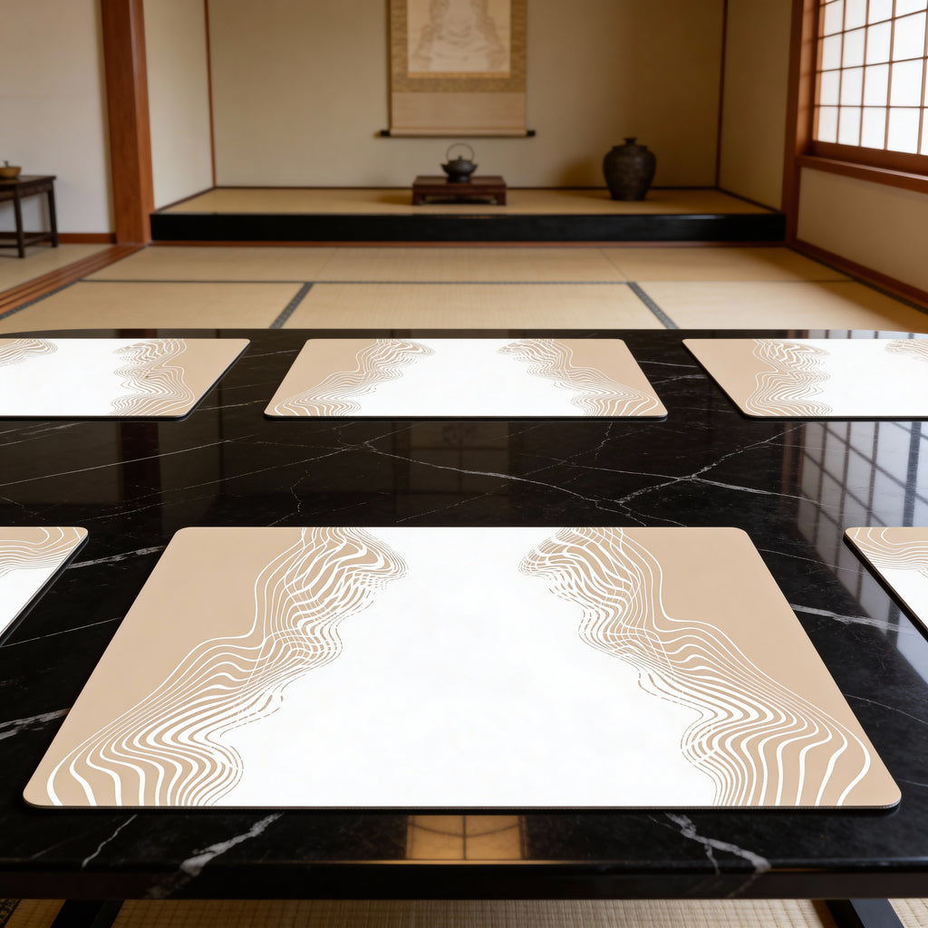 Soft Lines, Strong Boundaries - Placemat Set (4)