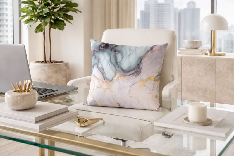 Softcore Signature - Faux Suede Throw Pillow