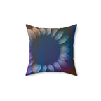 Solar Haze -  Faux Suede Throw Pillow