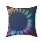 Solar Haze -  Faux Suede Throw Pillow