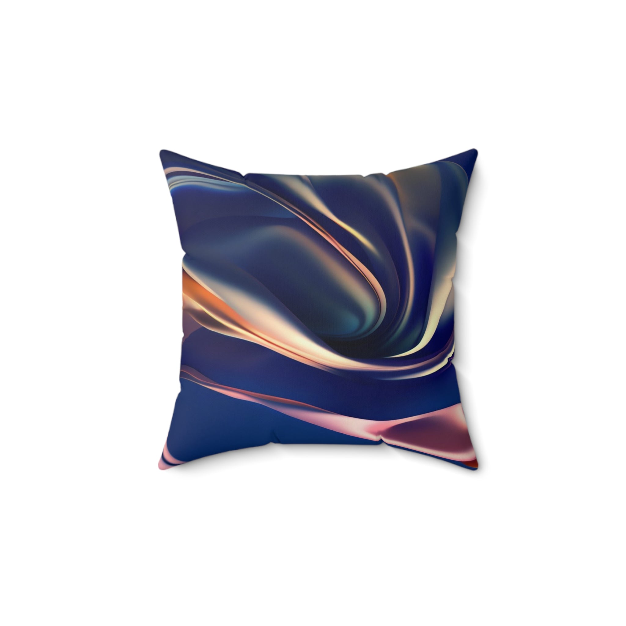 Sovereign Silk - Faux Suede Throw Pillow