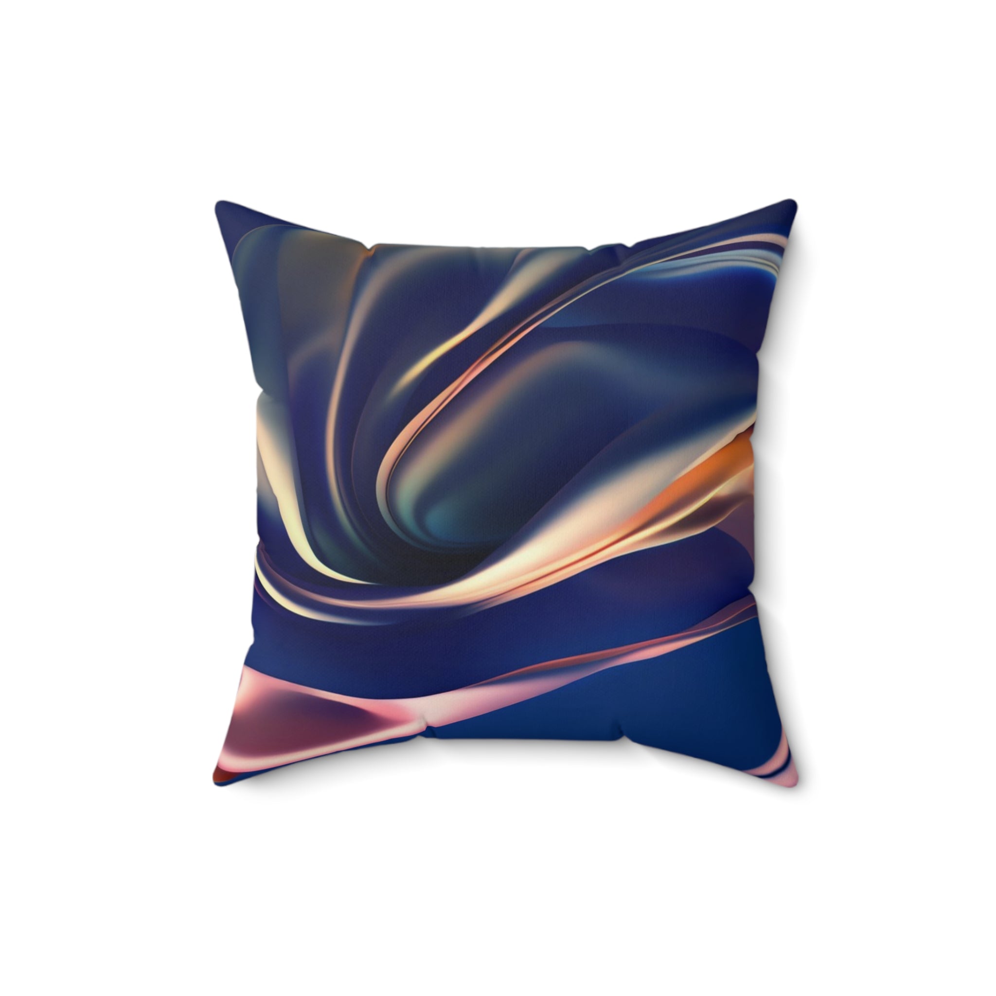 Sovereign Silk - Faux Suede Throw Pillow