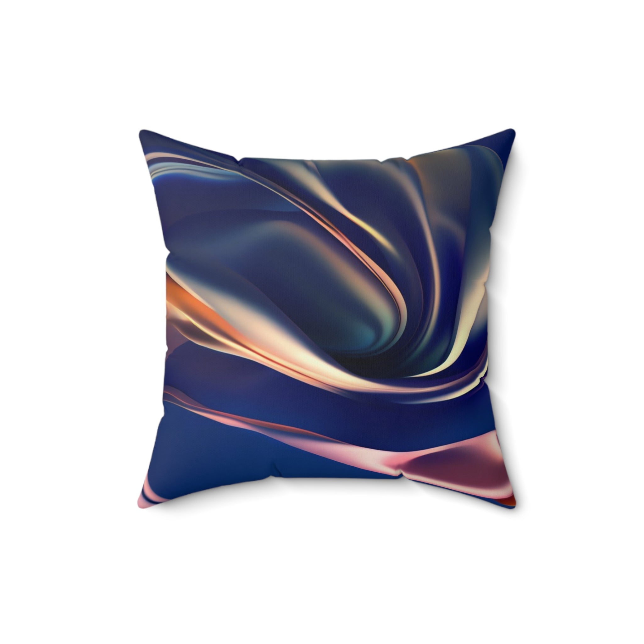 Sovereign Silk - Faux Suede Throw Pillow