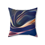 Sovereign Silk - Faux Suede Throw Pillow