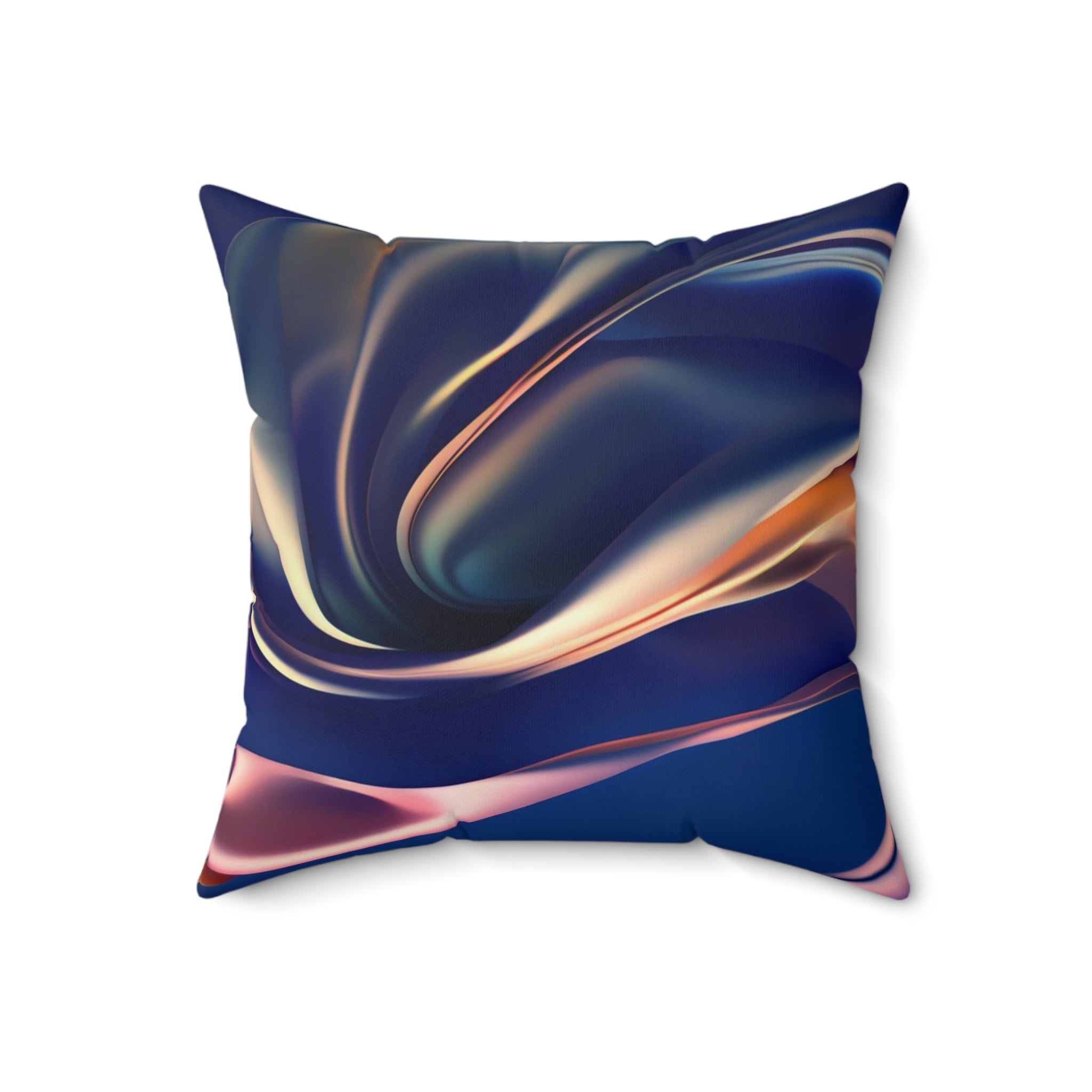 Sovereign Silk - Faux Suede Throw Pillow