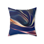 Sovereign Silk - Faux Suede Throw Pillow