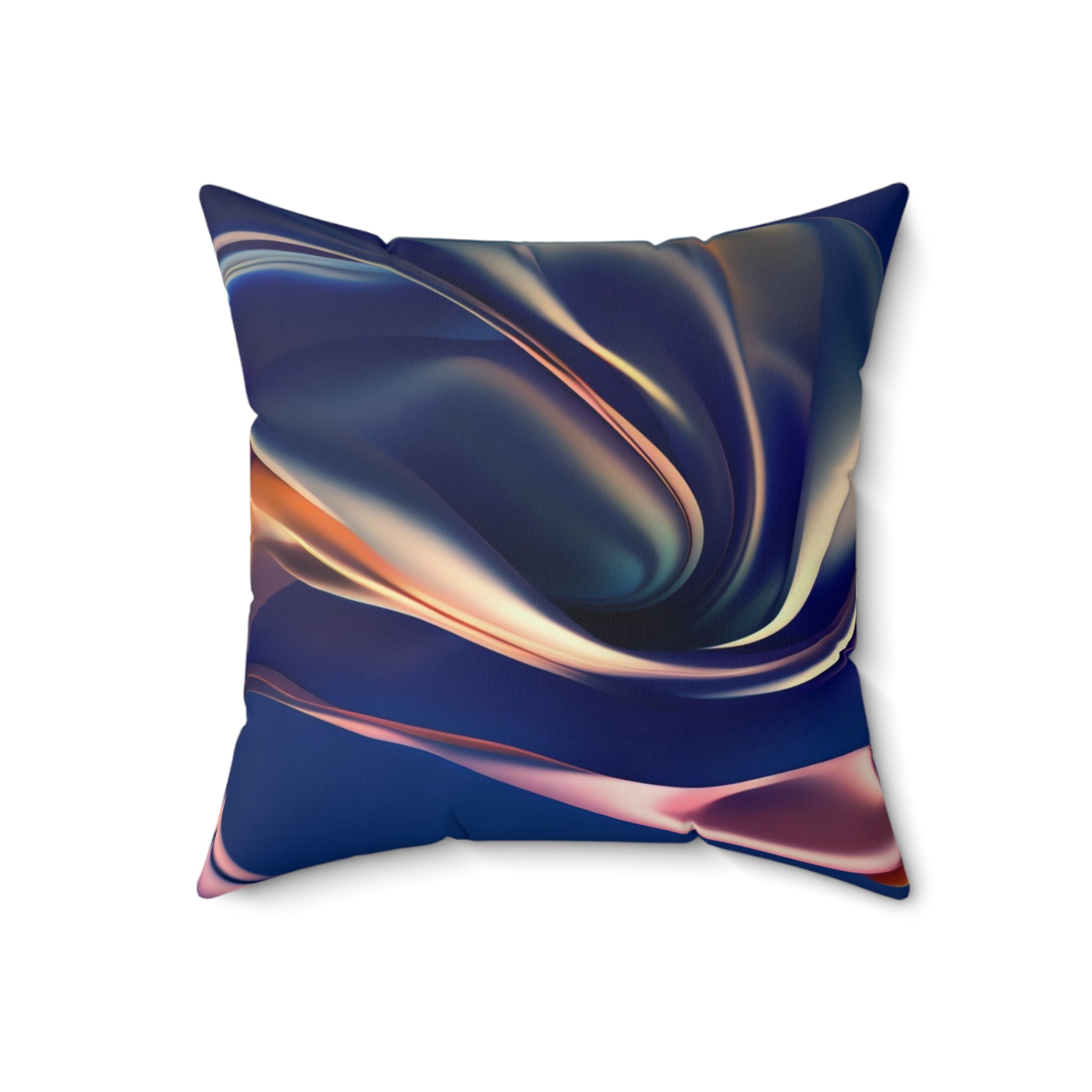 Sovereign Silk - Faux Suede Throw Pillow