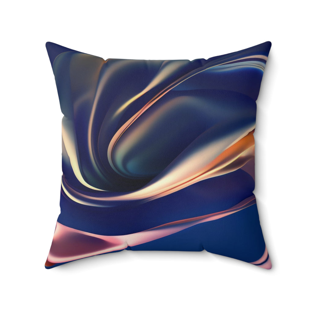 Sovereign Silk - Faux Suede Throw Pillow