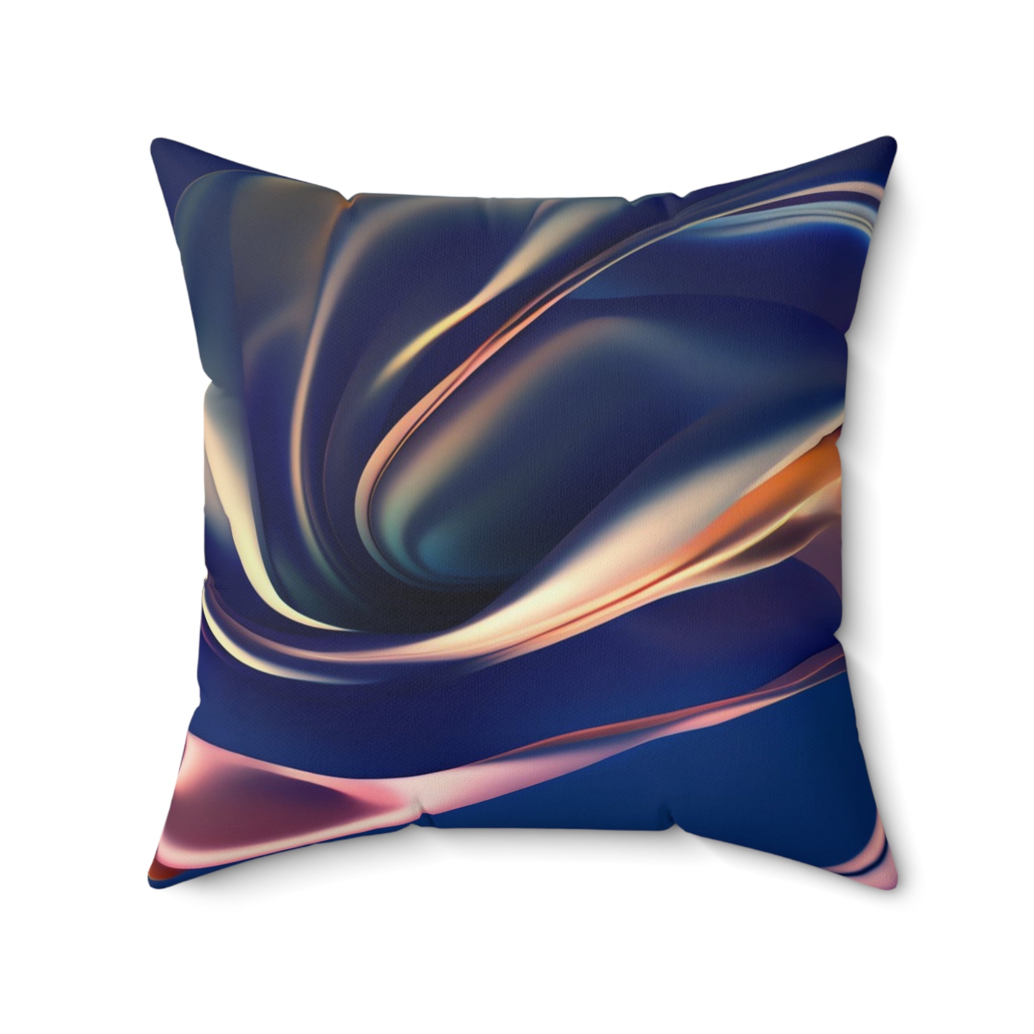 Sovereign Silk - Faux Suede Throw Pillow