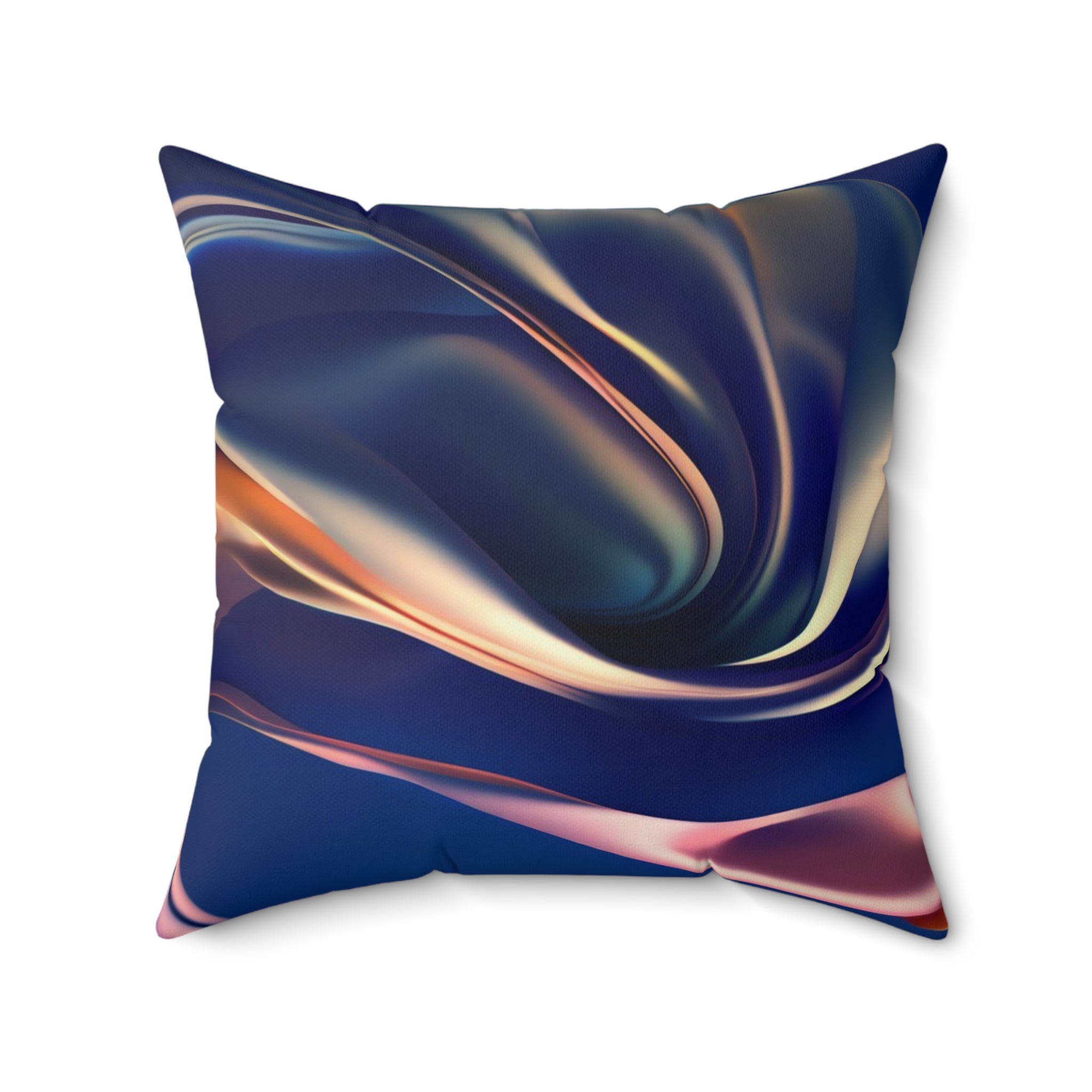 Sovereign Silk - Faux Suede Throw Pillow