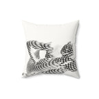 Spotted in Denial - Faux Suede Throw Pillow
