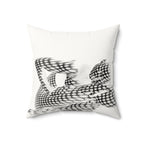 Spotted in Denial - Faux Suede Throw Pillow