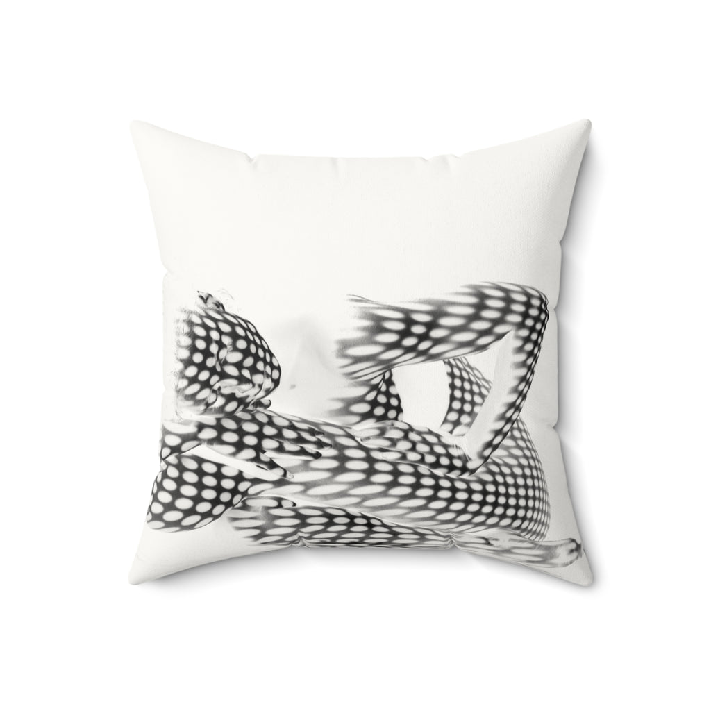 Spotted in Denial - Faux Suede Throw Pillow