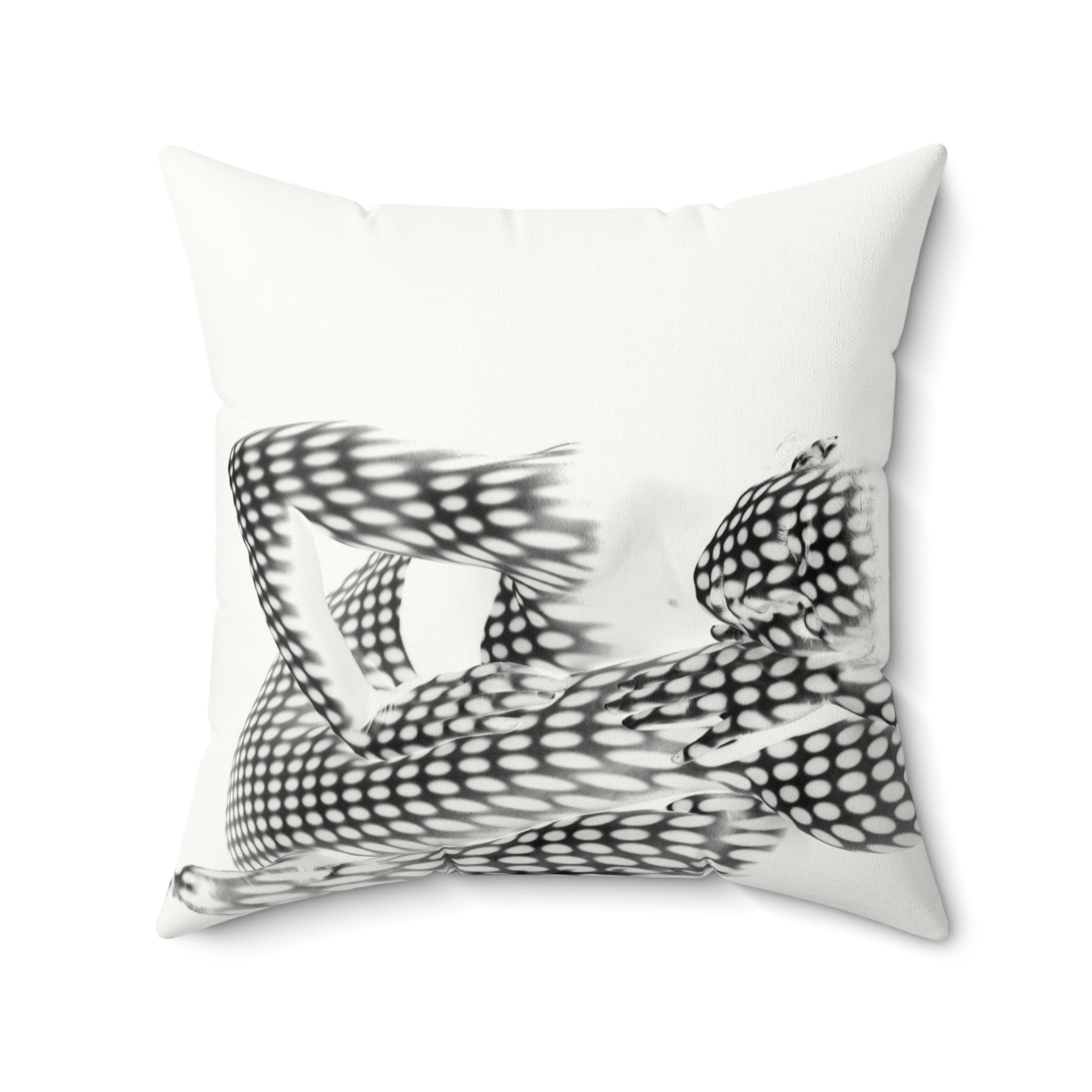 Spotted in Denial - Faux Suede Throw Pillow