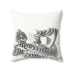 Spotted in Denial - Faux Suede Throw Pillow