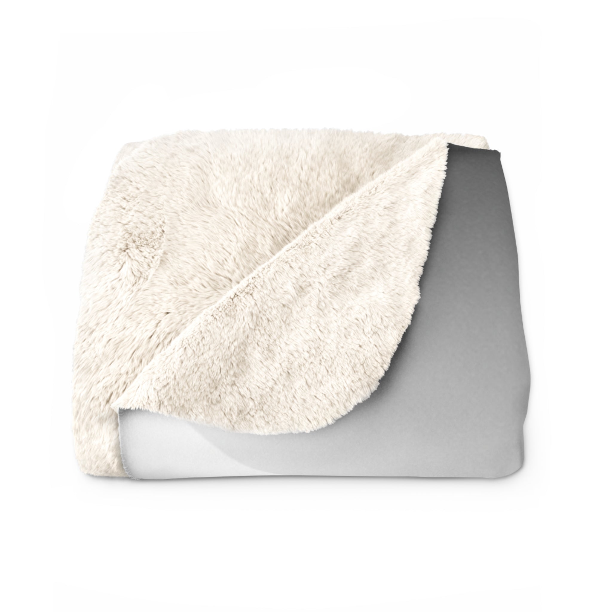 Static Elegance - Sherpa Fleece Throw Blanket