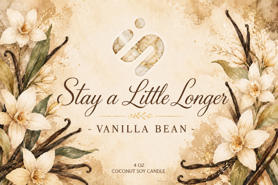 Stay a Little Longer - Vanilla Bean Soy Candle Jar