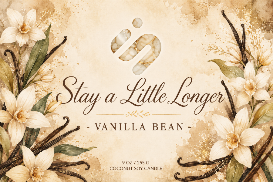 Stay a Little Longer - Vanilla Bean Soy Candle Jar