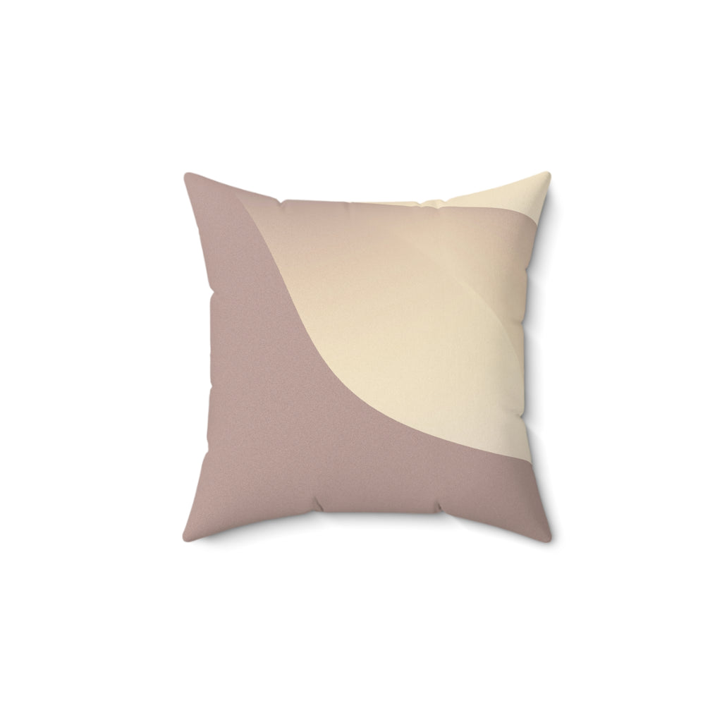 Subtle Seduction - Faux Suede Throw Pillow