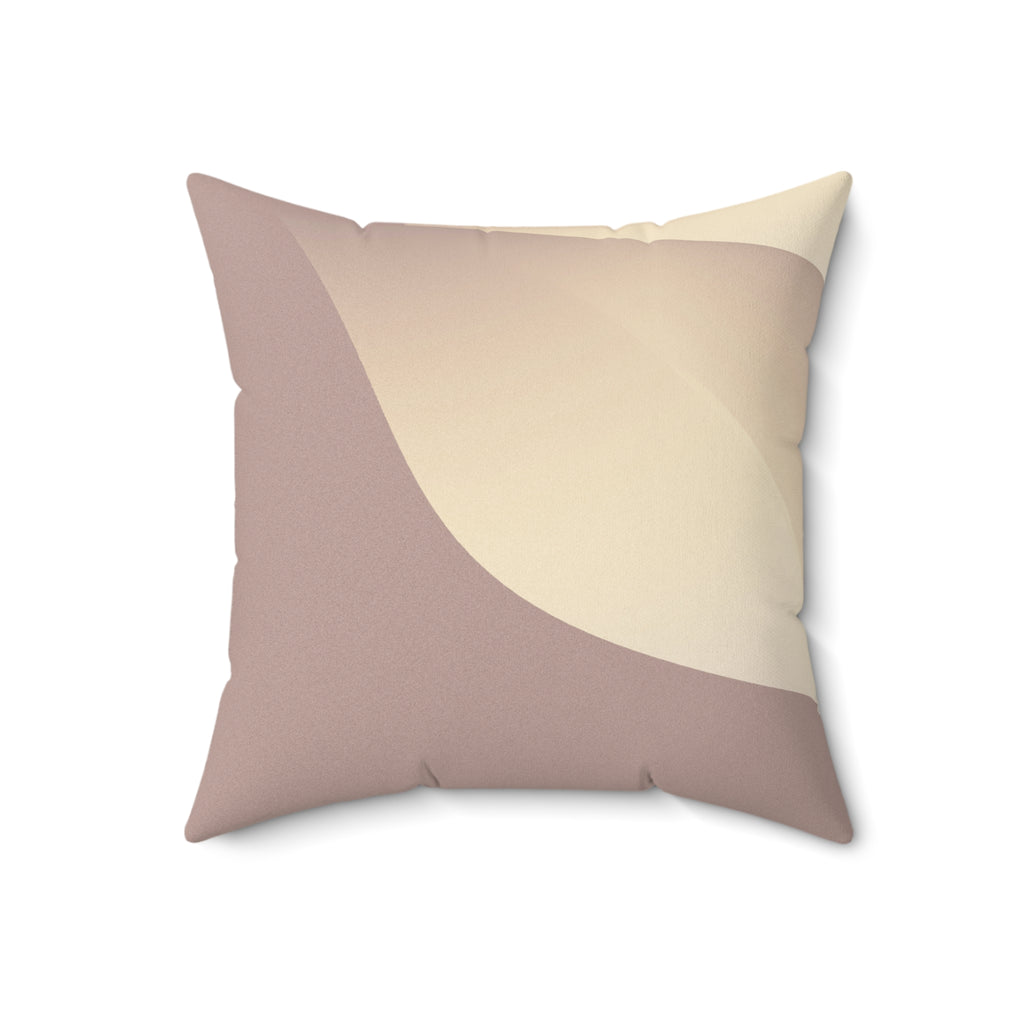 Subtle Seduction - Faux Suede Throw Pillow
