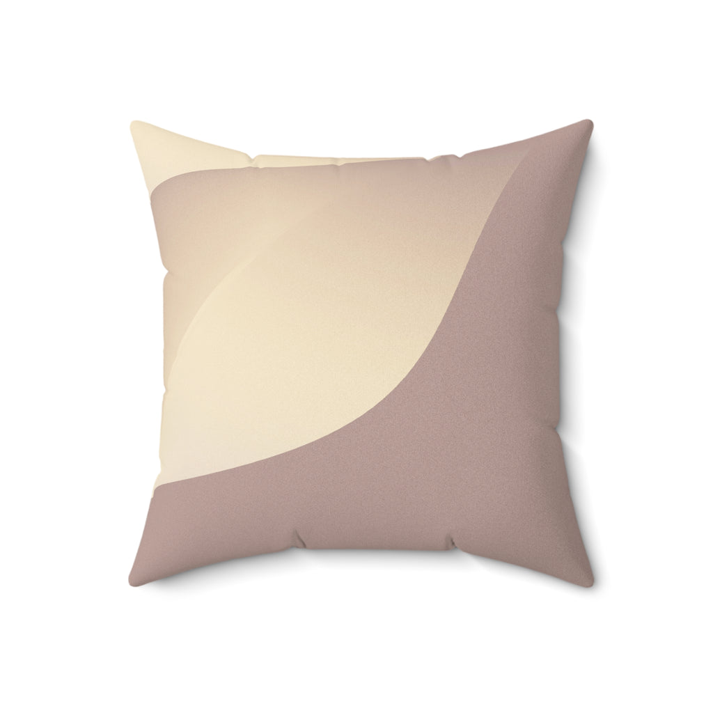 Subtle Seduction - Faux Suede Throw Pillow