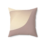 Subtle Seduction - Faux Suede Throw Pillow