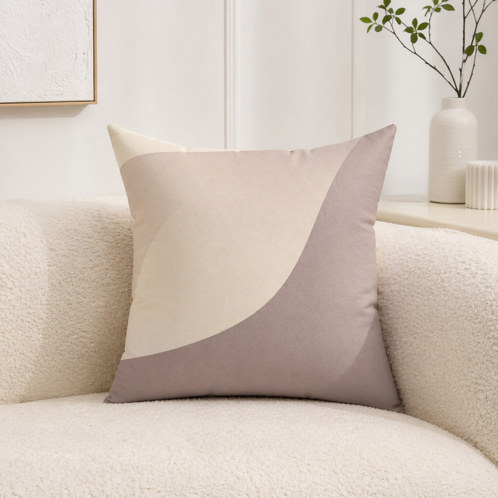 Subtle Seduction - Faux Suede Throw Pillow