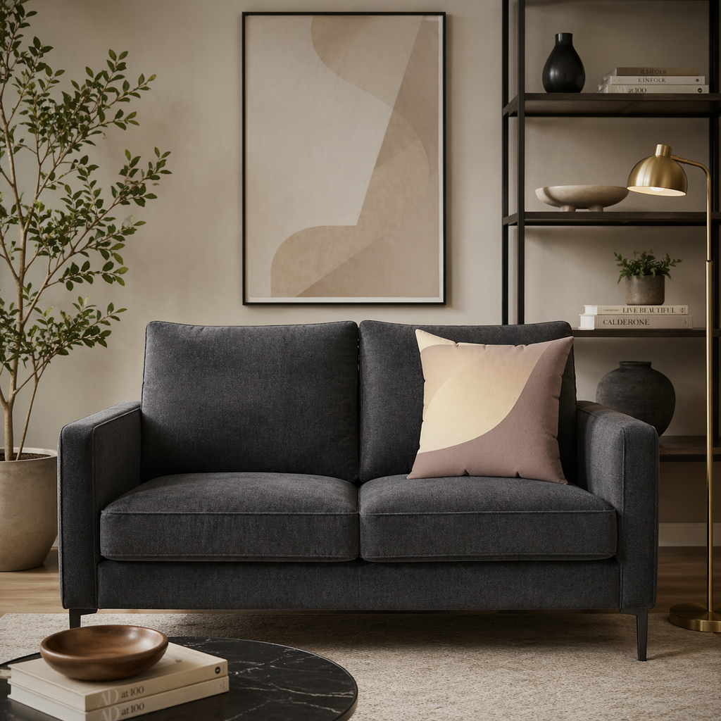 Subtle Seduction - Faux Suede Throw Pillow