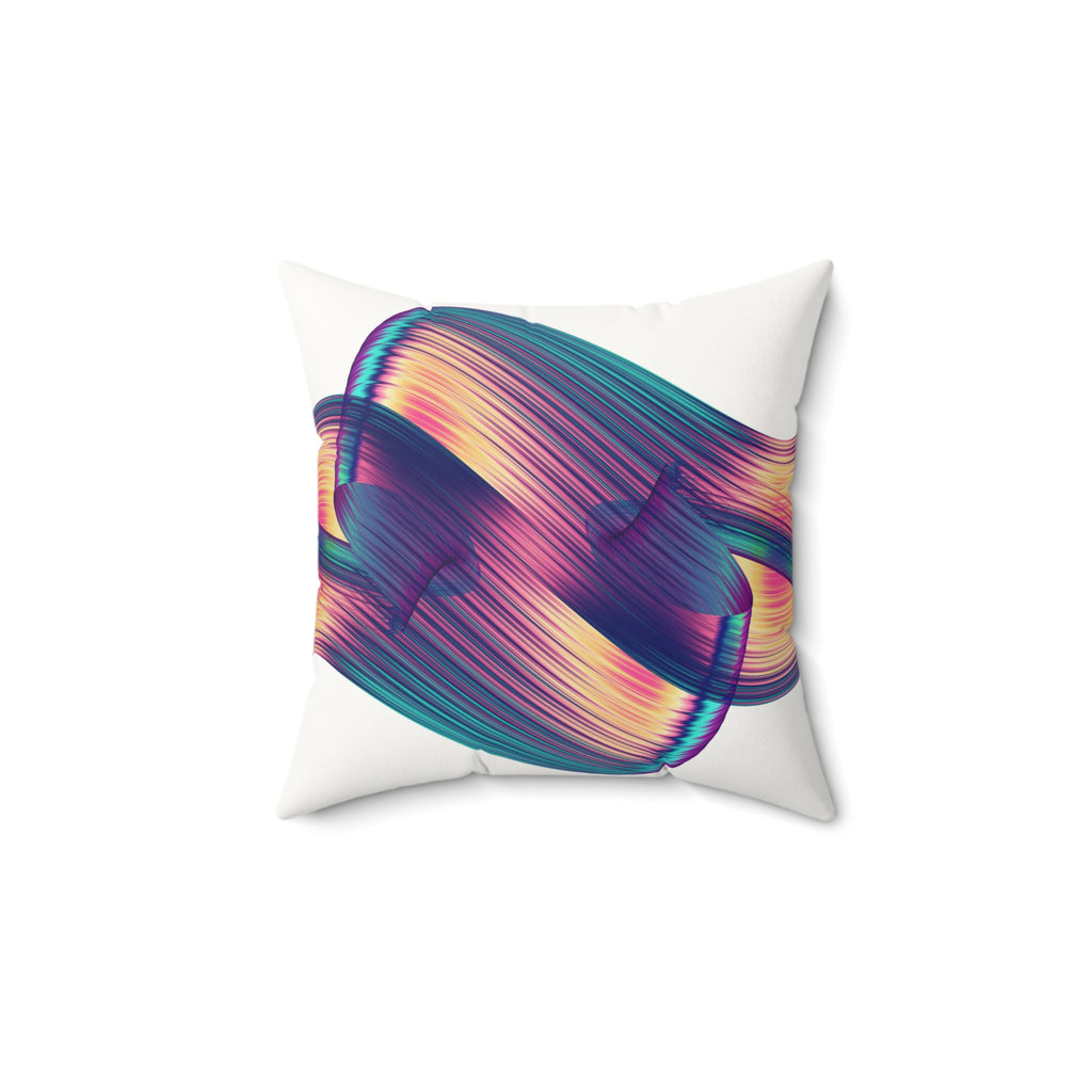 Swipe Right— Faux Leather Throw Pillow