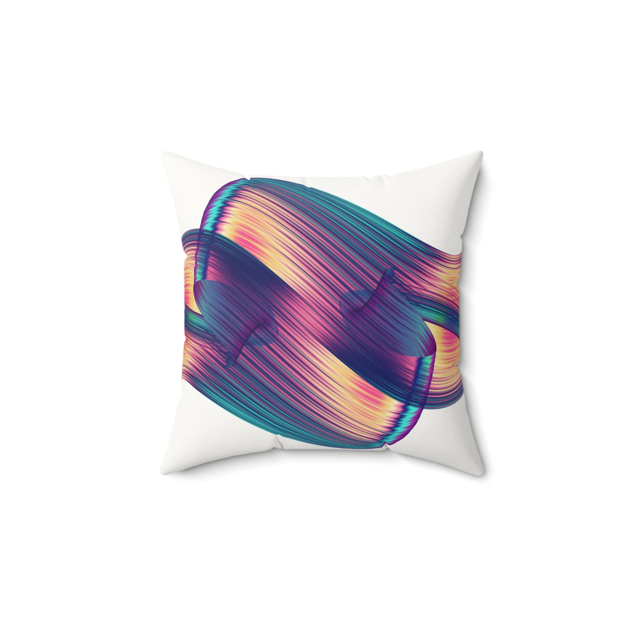 Swipe Right— Faux Leather Throw Pillow