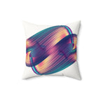 Swipe Right— Faux Leather Throw Pillow