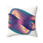 Swipe Right— Faux Leather Throw Pillow