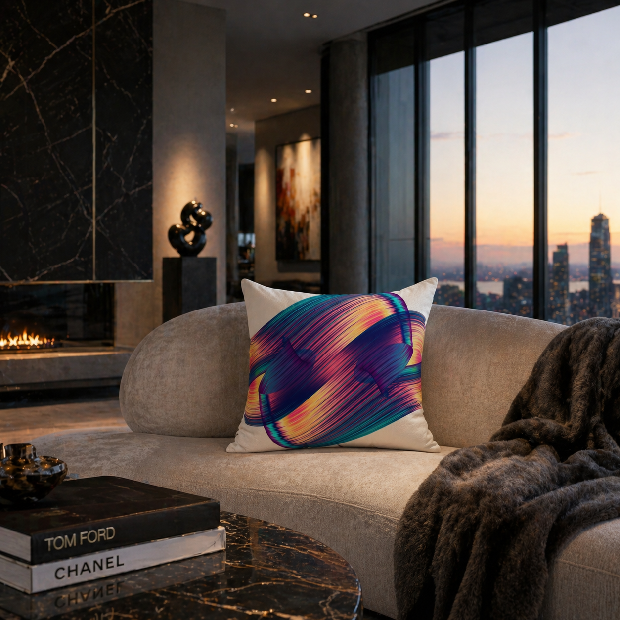 Swipe Right - Throw Pillow