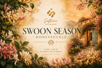 Swoon Season - Honeysuckle Scented Soy Candle Jar