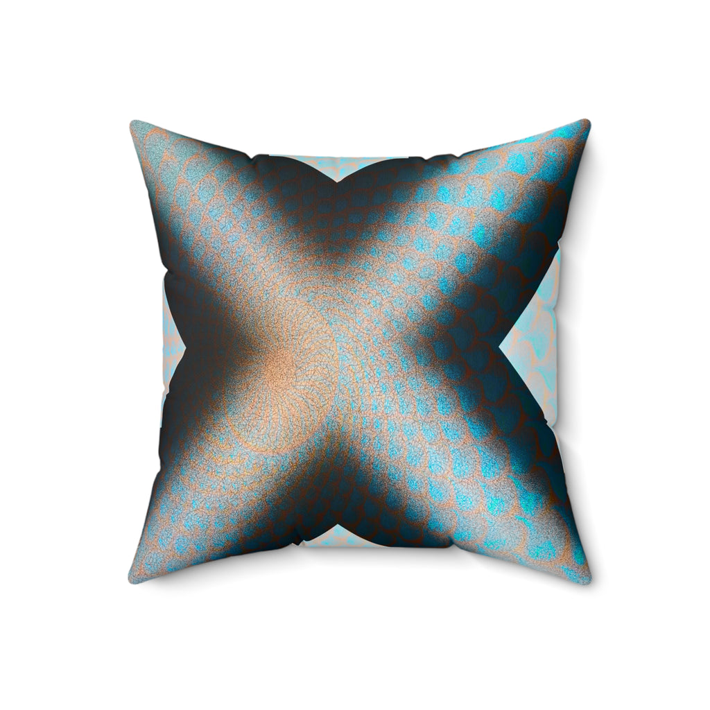 Symmetry is a Liar - Faux Suede Throw Pillow