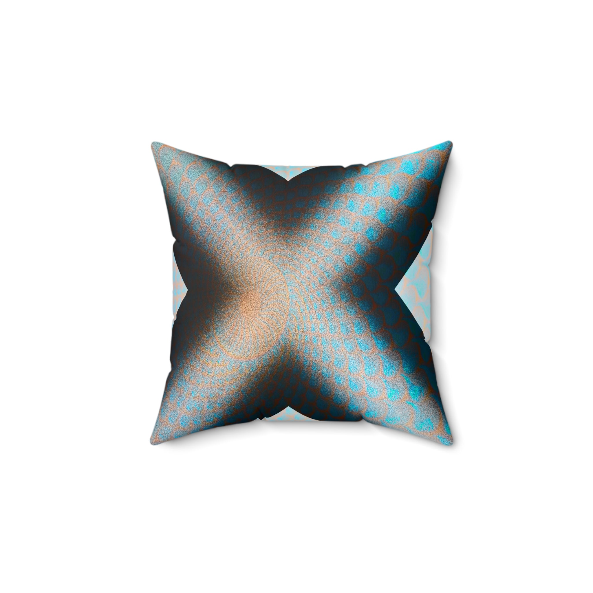 Symmetry is a Liar - Faux Suede Throw Pillow
