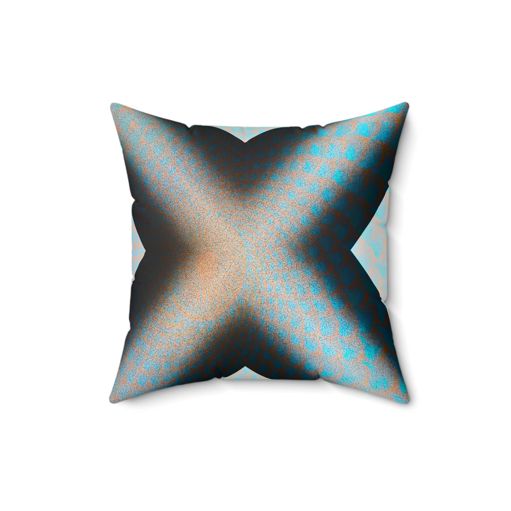 Symmetry is a Liar - Faux Suede Throw Pillow