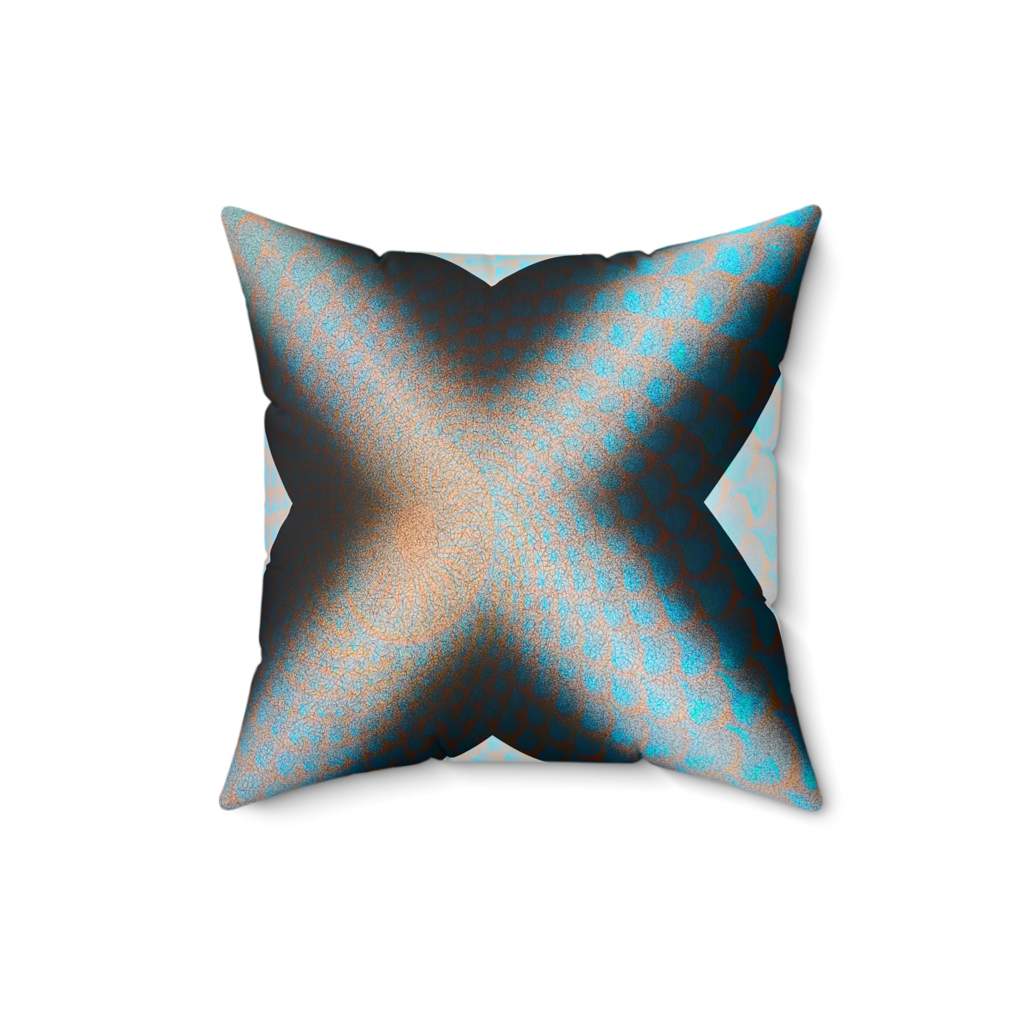Symmetry is a Liar - Faux Suede Throw Pillow