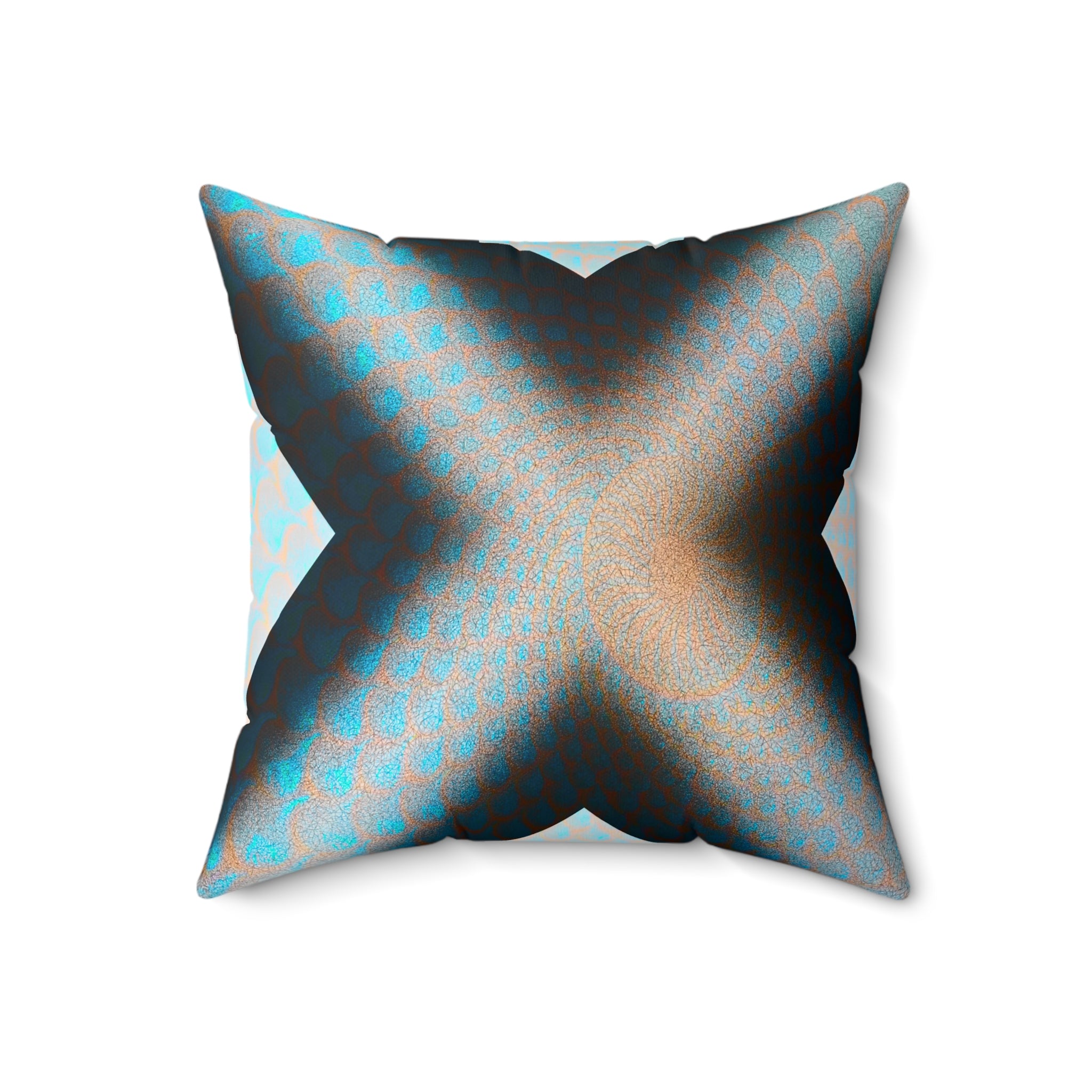 Symmetry is a Liar - Faux Suede Throw Pillow